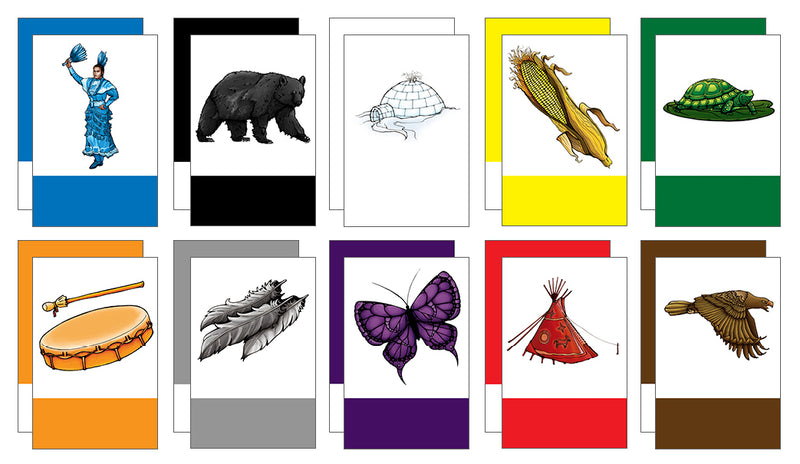 Educational Card Set - Colour (Ojibwe)