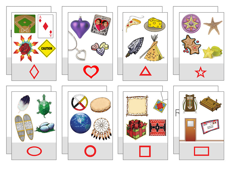 Educational Card Set - Shapes (English)