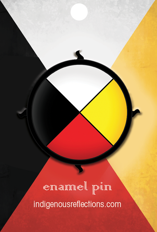 Enamel Pin (Medicine Wheel)