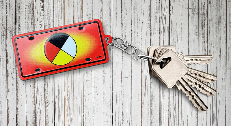 Rectangle Keychain (4 Colour)