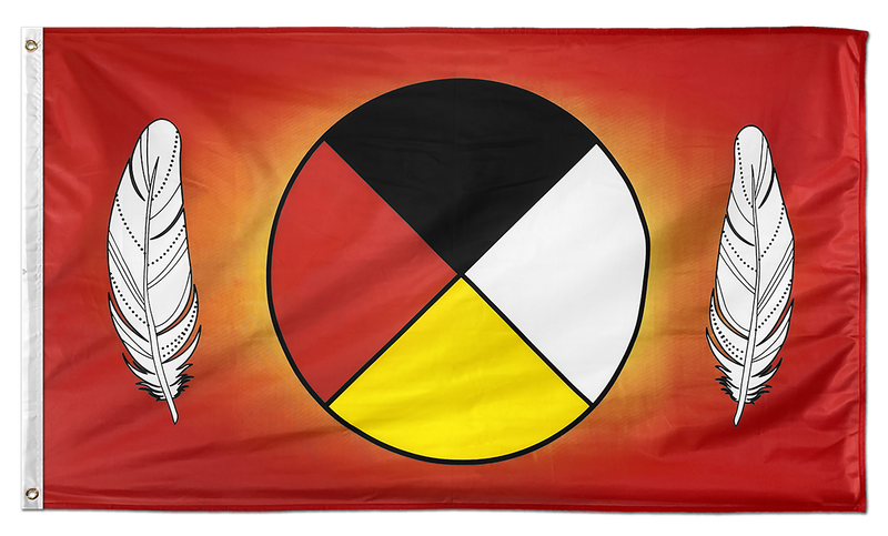 Large Flag (Medicine Wheel)