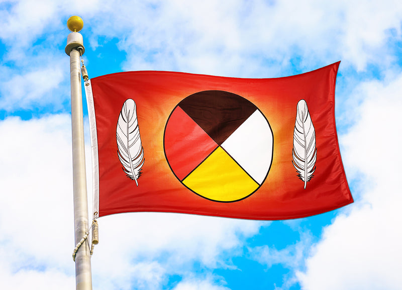 Large Flag (Medicine Wheel)