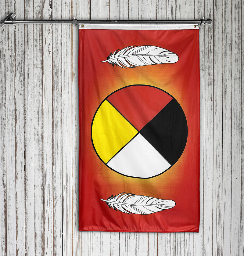 Large Flag (Medicine Wheel)