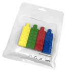 4-Piece Chewable Pencil Toppers