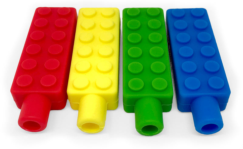 4-Piece Chewable Pencil Toppers