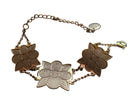 Adjustable Brass Flower Bracelet (The Eternal Garden)