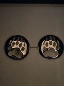Bear Paw Silver Stud