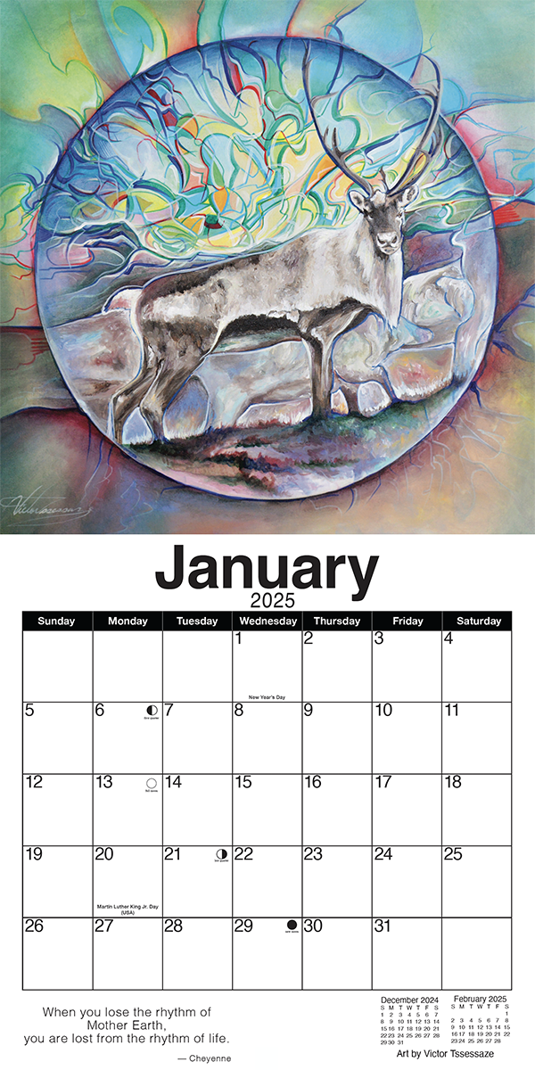 2025 12-Month Traditional Wall Calendar