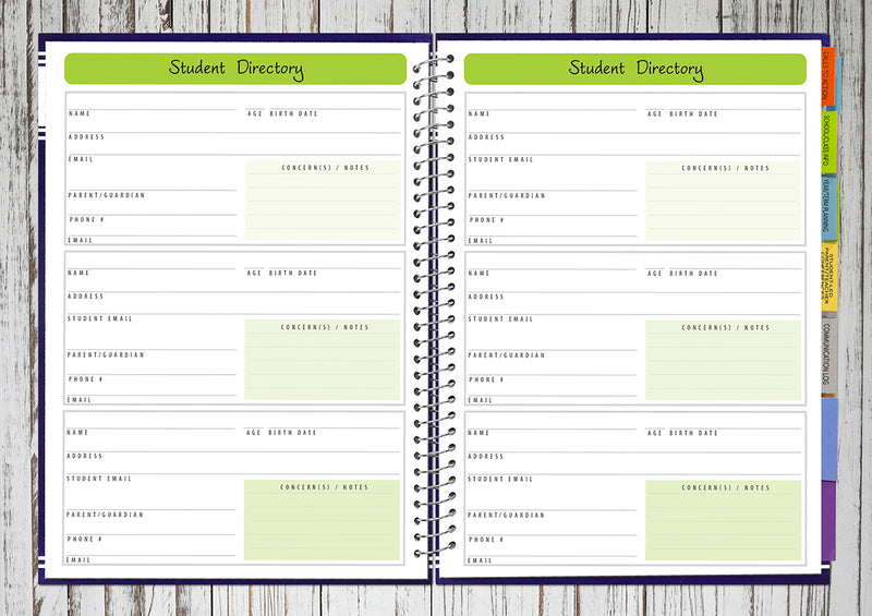 Undated Teacher Planner