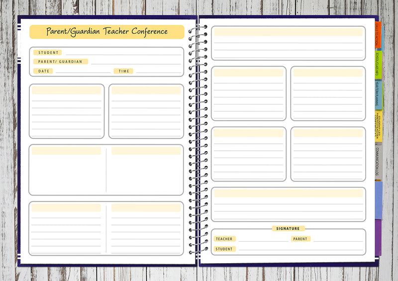 Undated Teacher Planner