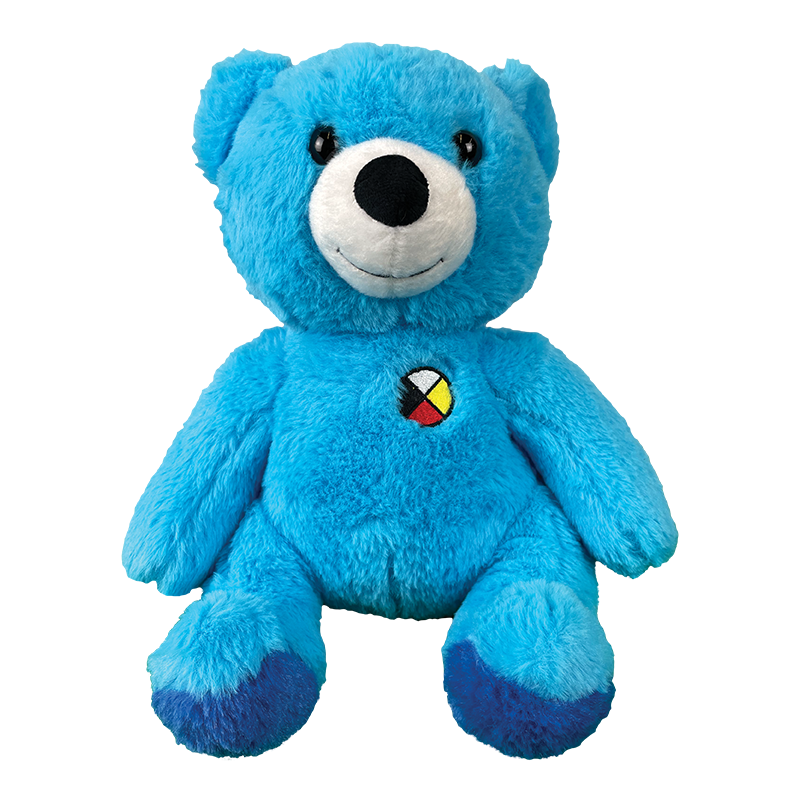 Weighted Plush Bear (Blue)