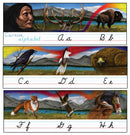 Large Cursive Alphabet Line