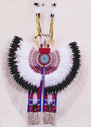 Deluxe Traditional Bustle Kit - Jumbo Imitation Eagle Wing Feathers