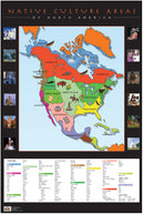Native Cultural Map Of North America