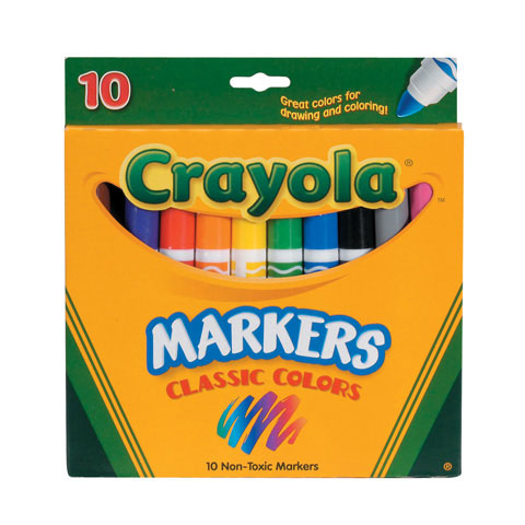 10 Crayola Markers