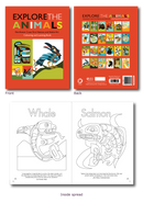 Explore The Animals Coloring Book