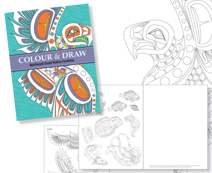 Colour & Draw - Northwest Coast Native Formline