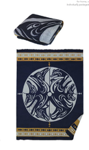 Woven Blanket - Blue And Gold