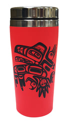 Matte Mug - Red Chilkat Whale
