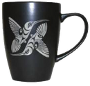 Black Hummingbird Mug