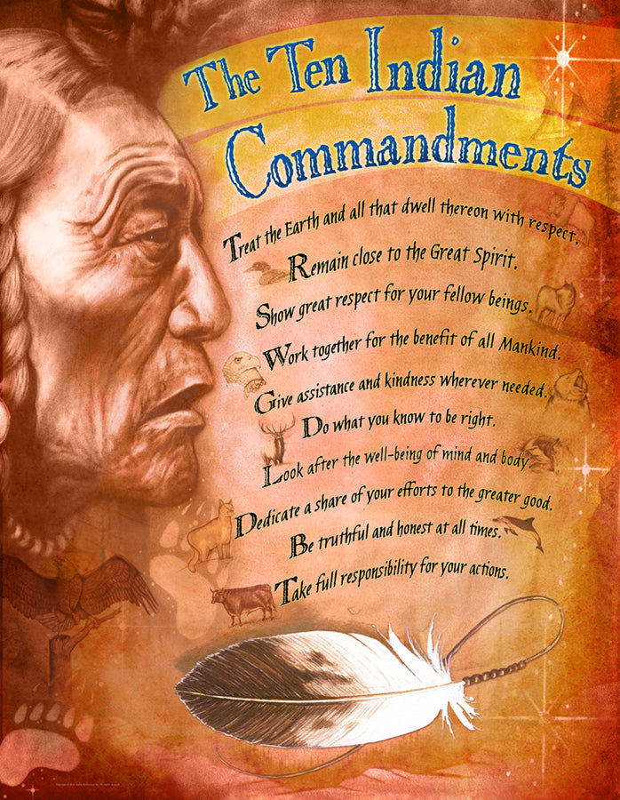 Giant Inspirational Posters - 10 Commandments