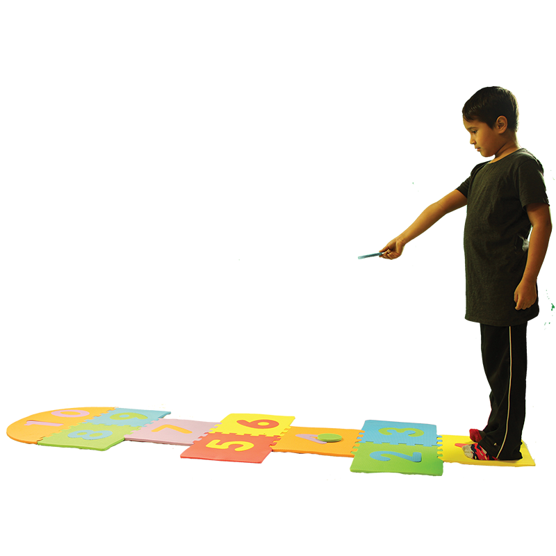 12-Piece Hopscotch Floor Play Mat