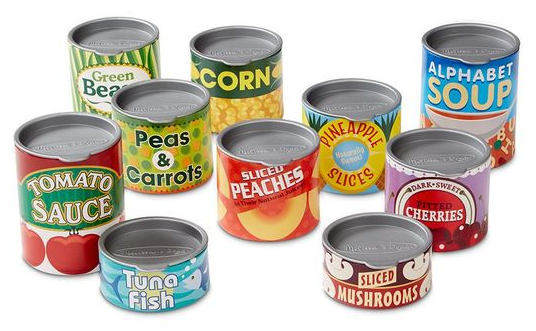 Lets Play House Grocery Cans