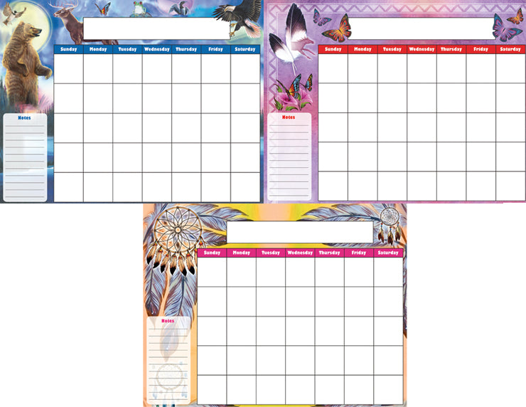 Blank Mini Desktop Calendars