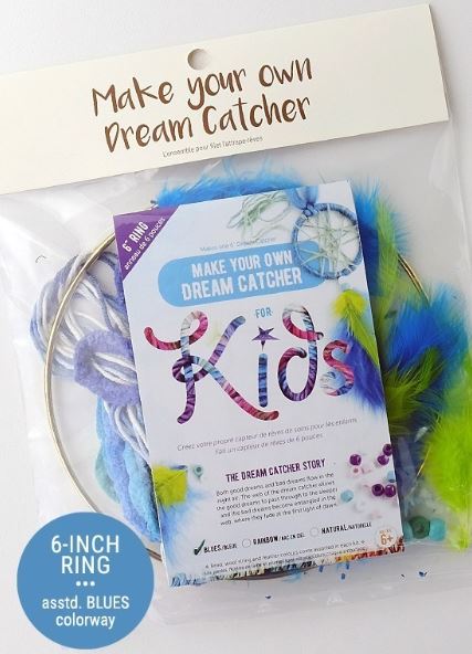"Kids" Dream Catcher Kit - Blue
