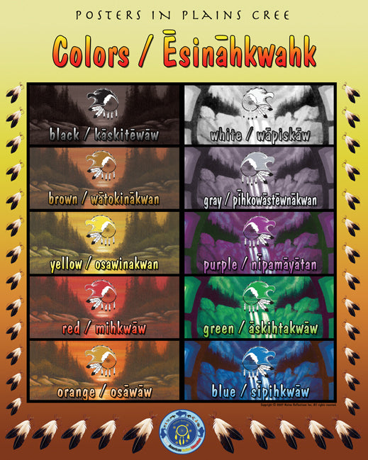 Cree Color Examples Plains Cree (Colors)