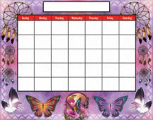 Decorative Calendar (Butterfly)