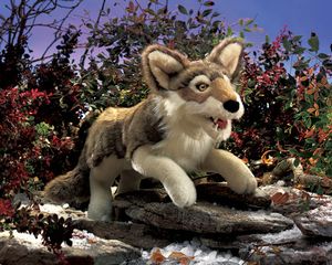 Hand Puppet - Gray Wolf