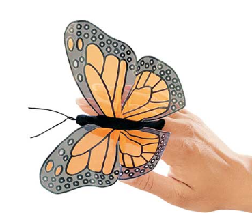 Hand Puppet - Mini Monarch Butterfly