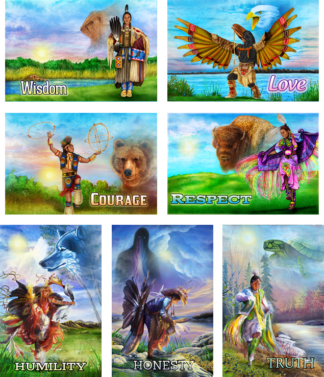 Seven Teachings Poster Set