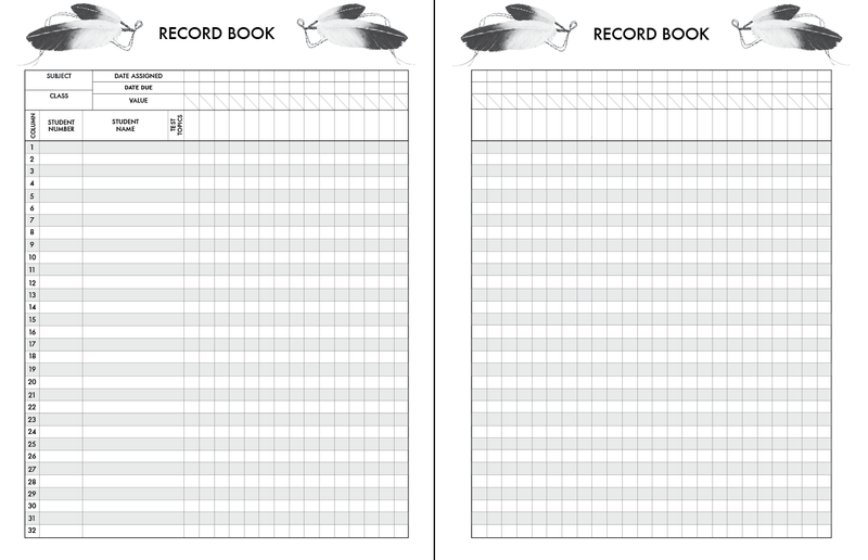 Teacher's Record Book
