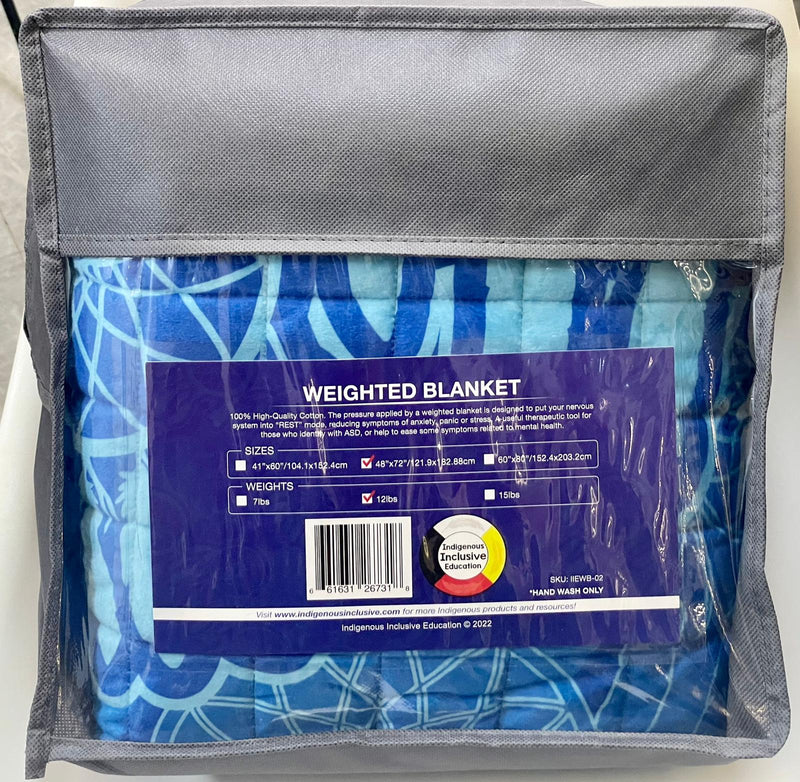 Weighted Blanket 12lbs (48” x 72”)